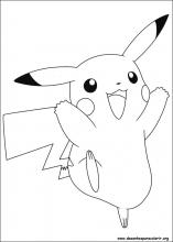 Desenhos para colorir de desenho de três pokémons voadores para