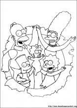 Desenhos dos Simpsons para Colorir e Pintar - Tudo Para Colorir