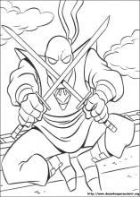 Desenhos do Tartarugas Ninja para colorir