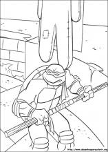 Desenhos do Tartarugas Ninja para colorir