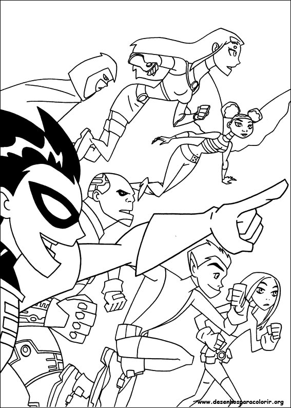team titan coloring pages - photo #15