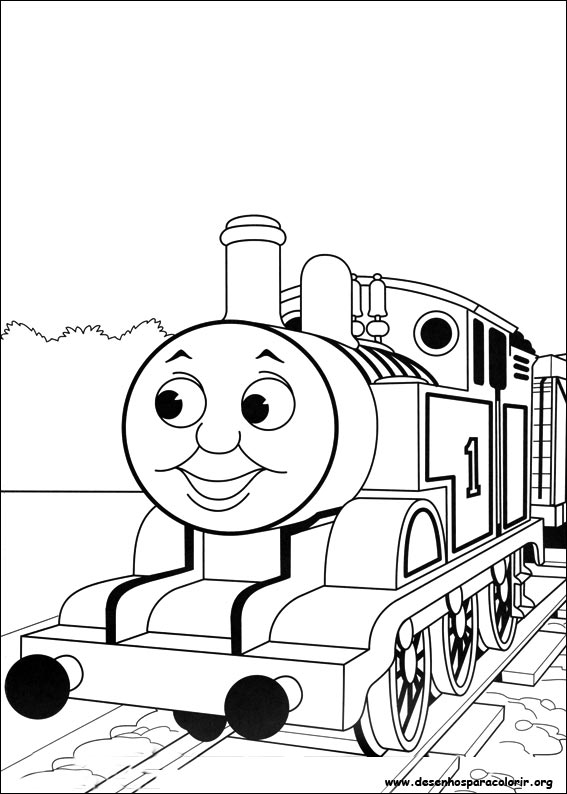 Desenho de Thomas e seus amigos grátis para descarregar e colorir - Thomas  e seus amigos - Just Color Crianças : Páginas para colorir para crianças