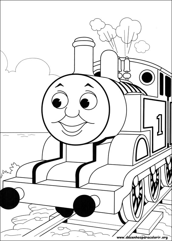 Desenho de Thomas e seus amigos grátis para descarregar e colorir - Thomas  e seus amigos - Just Color Crianças : Páginas para colorir para crianças