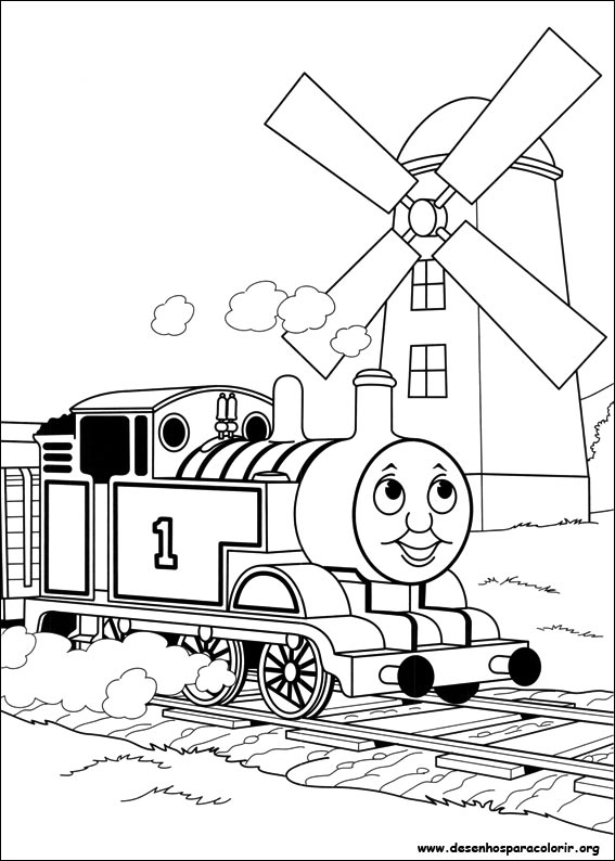 Desenho de Thomas e seus amigos grátis para descarregar e colorir - Thomas  e seus amigos - Just Color Crianças : Páginas para colorir para crianças