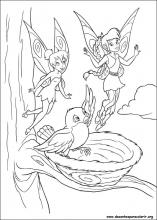 Desenhos para imprimir e pintar da Tinker Bell