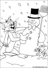 Tom e jerry desenho colorir