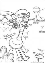 Desenhos dos Trolls para colorir - Bora Colorir