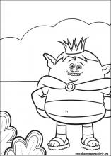 Desenhos do Trolls para colorir