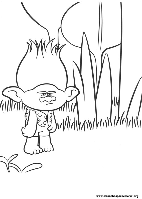 Desenhos para colorir Trolls Turnê mundial (World Tour)