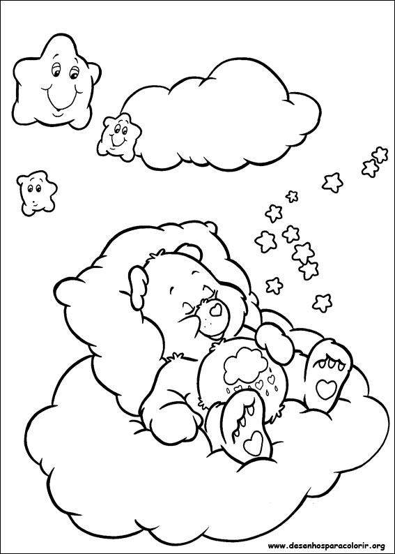 desenhos do ursinhos carinhosos para colorir