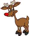 Rudolph, a Rena do Nariz Vermelho para colorir