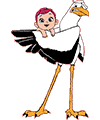 Storks para colorir